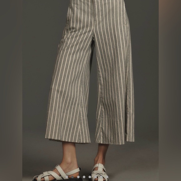 Pilcro Foxglove Mid-Rise Flare Pants - Picture 2 of 8